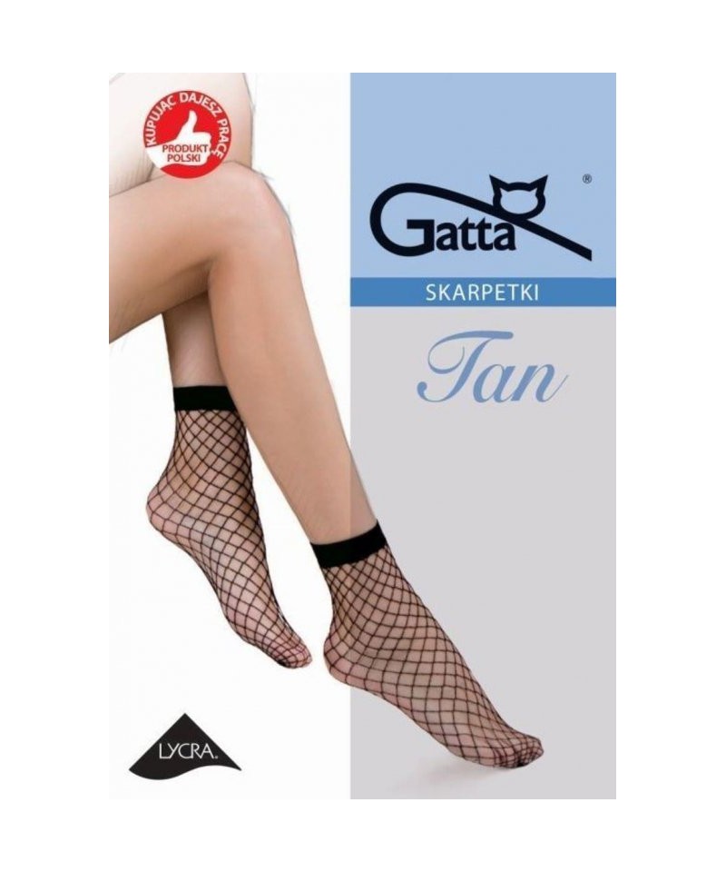 Gatta Tan nr 2 ponožky typu &quotkabaretka&quot, UNI, nero/černá