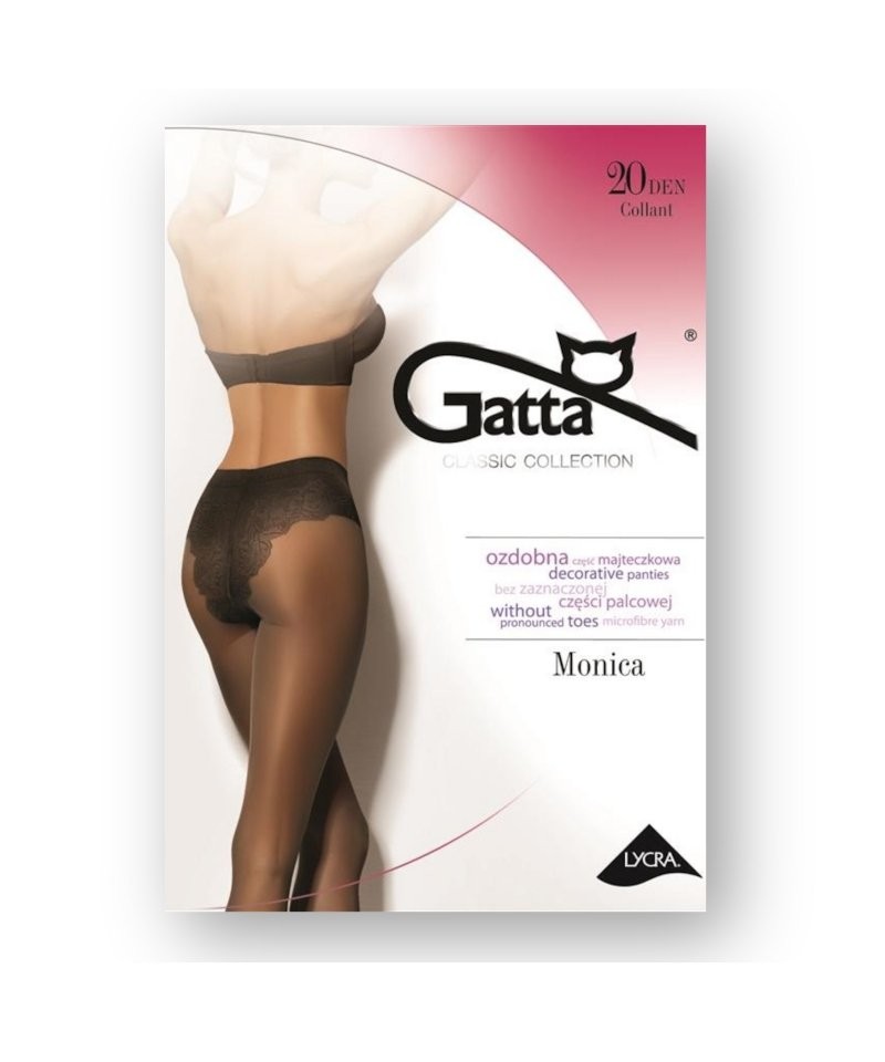 Gatta Monica microfibre 20den Punčochové kalhoty, 3, Nero