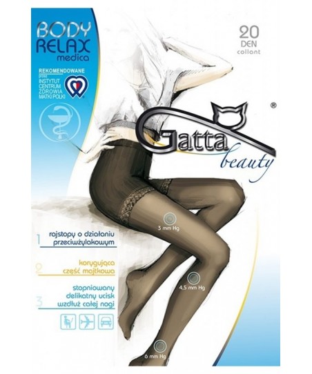 Gatta Body relaxmedica 20den plus Punčochové kalhoty