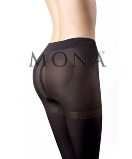 Mona 50 den Micro Push Up Punčochové kalhoty