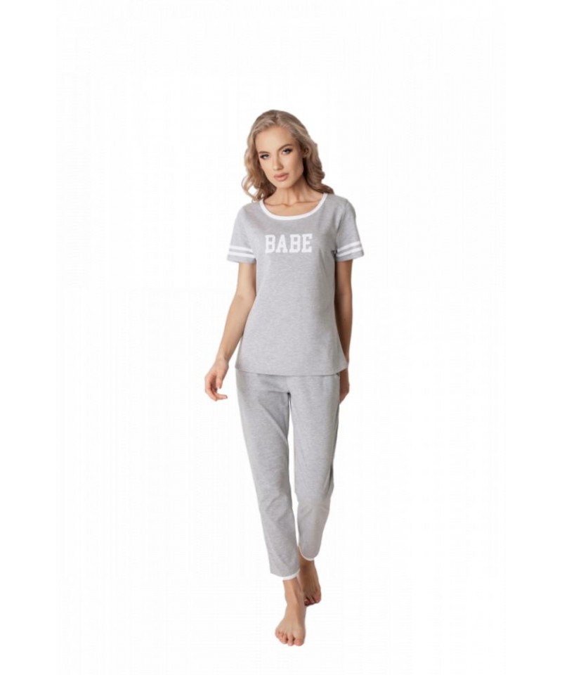 Aruelle Babe Long Grey Dámské pyžamo, XL, šedá