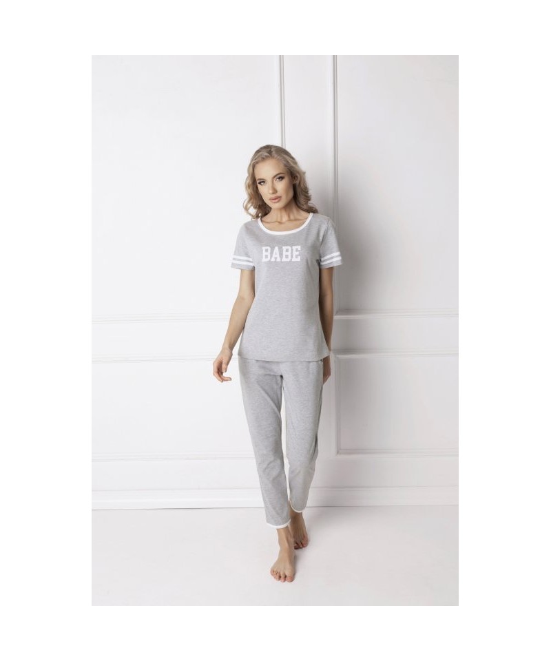 Aruelle Babe Long Grey Dámské pyžamo, XL, šedá