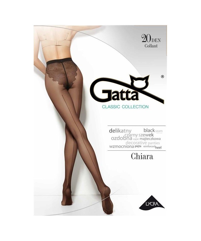 Gatta Chiara Punčochové kalhoty, 4, černá