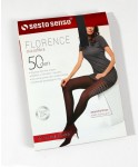 Sesto Senso Florence 50 DEN anticelulitidní černé Punčochové kalhoty