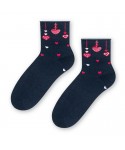 Steven valentýnské 136 003 Dámské ponožky