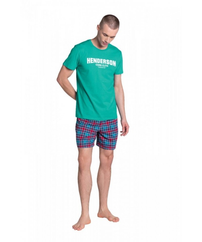 Henderson Lid 38874-69X Pánské pyžamo, XL, zeleno-modrá