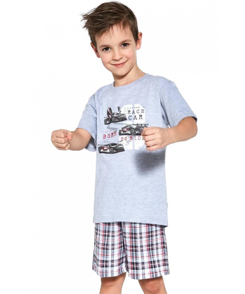 Cornette Kids Boy 789/97 Race Car 86-128 Chlapecké pyžamo, 86-92, melanž