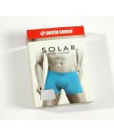 Sesto Senso Solar bílé Pánské boxerky bezešvé