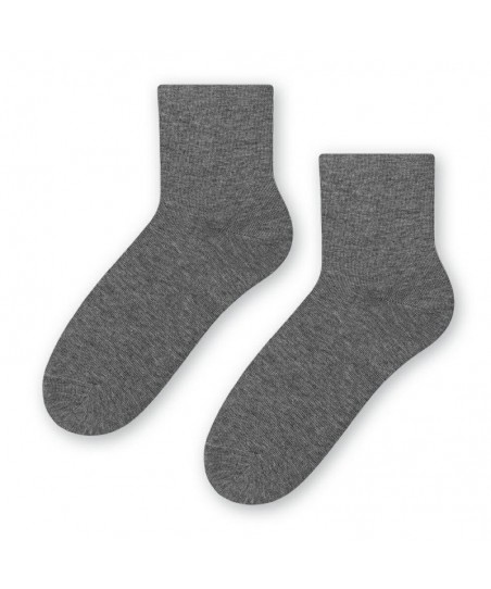 Steven 037 melanž tmavě šedé Dámské ponožky