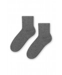 Steven 037 melanž tmavě šedé Dámské ponožky