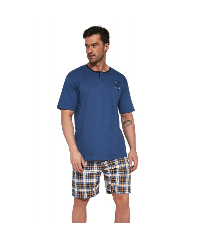 Cornette Ontario 327/105 Pánské pyžamo, M, jeans