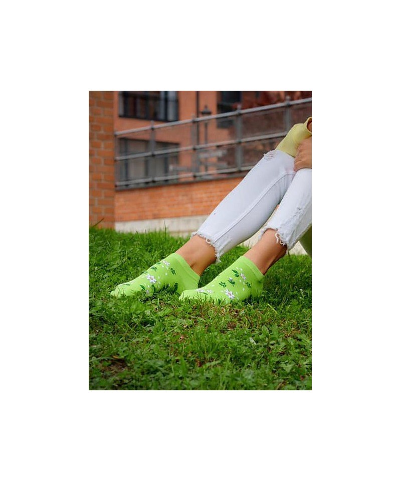 Intenso 013 Luxury Lady Dámské kotníkové ponožky, 35-37, zelená