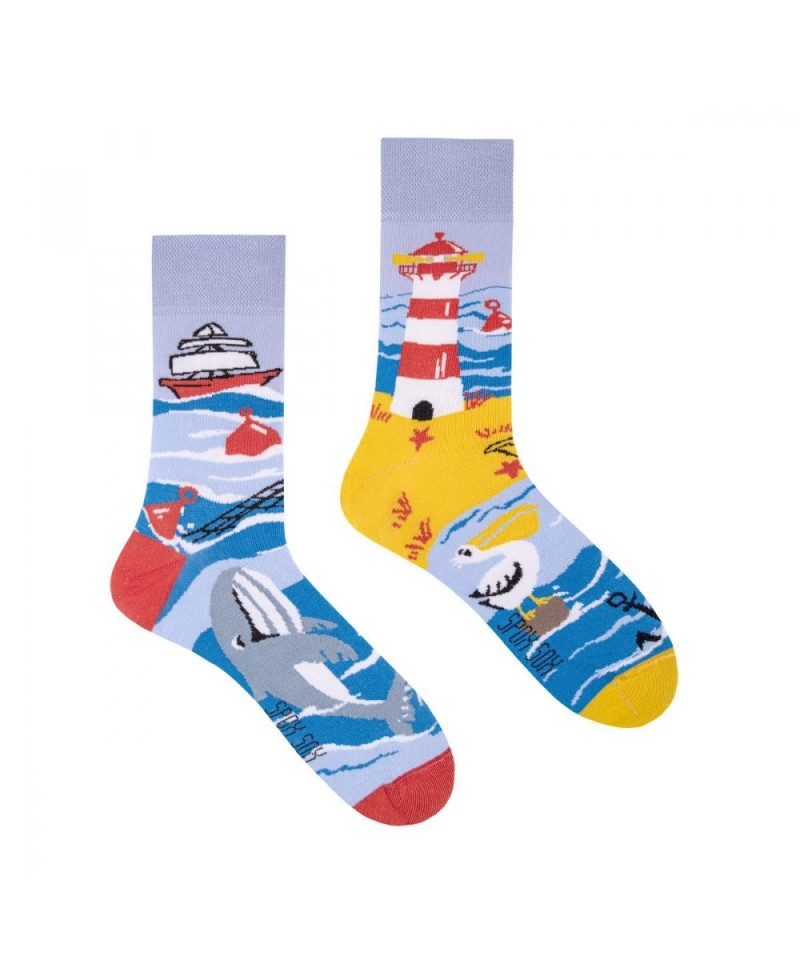 Spox Sox Sea cost Ponožky, 40-43, Více barevná