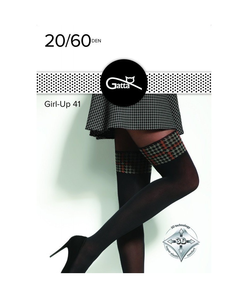 Gatta Girl-Up wz.41 20/60den Punčochové kalhoty, 3-M, nero-midnight