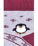 Steven 154 022 tučňáci šedé Dětské ponožky