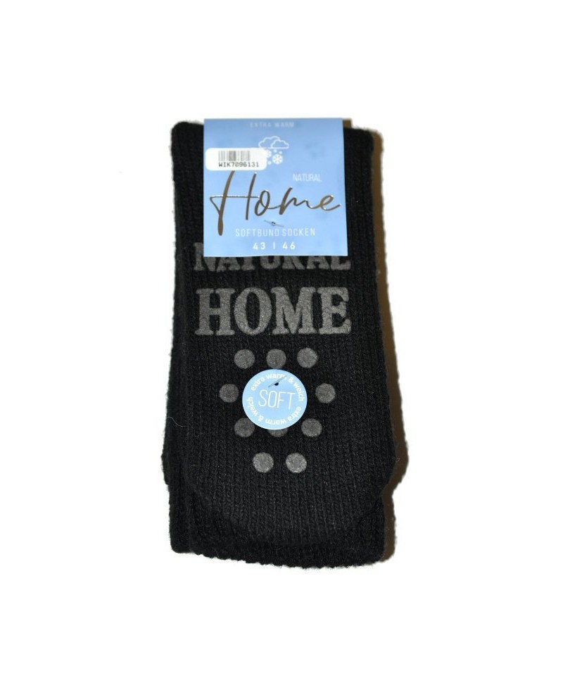 WiK 70961 Home Natural ABS Dámské ponožky, 43-46, černá