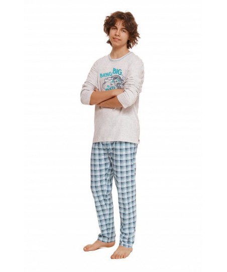 Taro Mario 2654 šedé Chlapecké pyžamo
