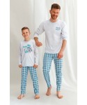 Taro Mario 2650 šedé Chlapecké pyžamo