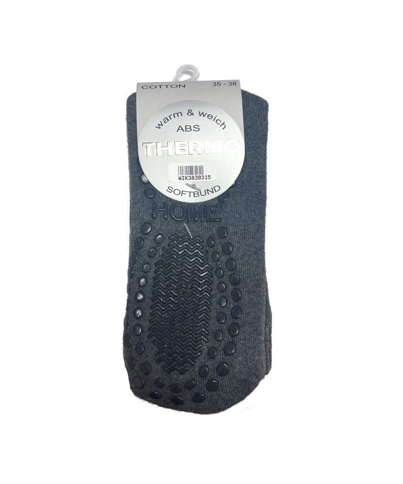 WiK 38393 Thermo ABS Cotton Dámské ponožky, 35-38, černá