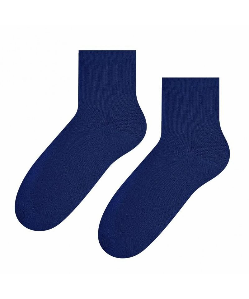 Steven 037 tmavě modré Dámské ponožky, 38/40, modrá