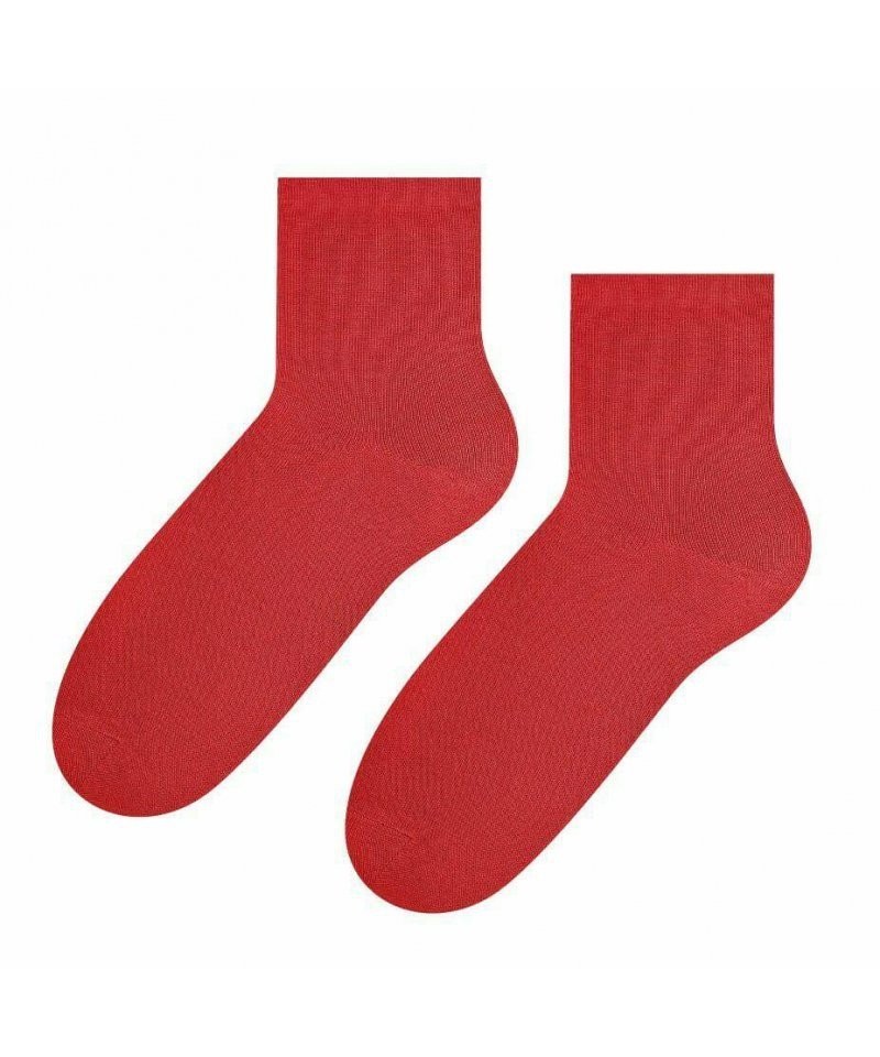 Steven 037 červené Dámské ponožky, 35/37, červená