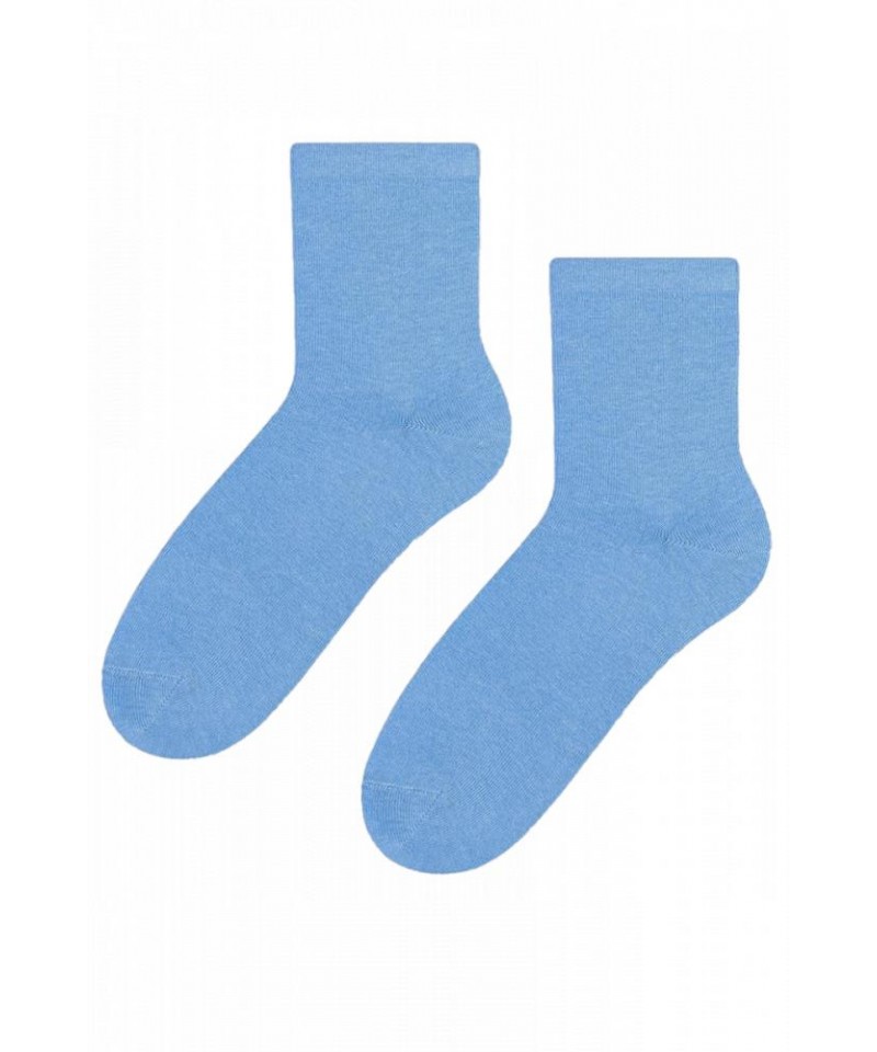 Steven 037 modré Dámské ponožky, 38/40, modrá