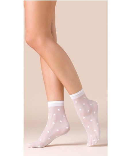 Gabriella Stars 527 bílé Ponožky