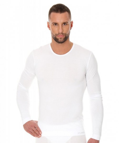 Brubeck LS01120A bílé Pánské tričko