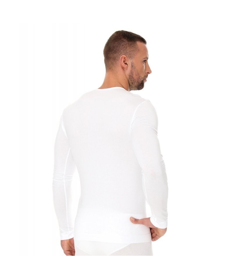 Brubeck LS01120A bílé Pánské tričko, M, bílá