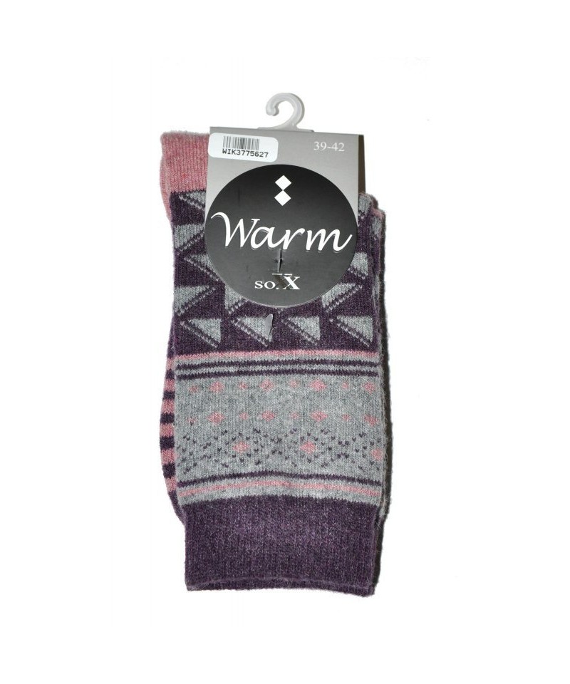 WiK 37756 Warm Dámské ponožky, 39-42, šedá