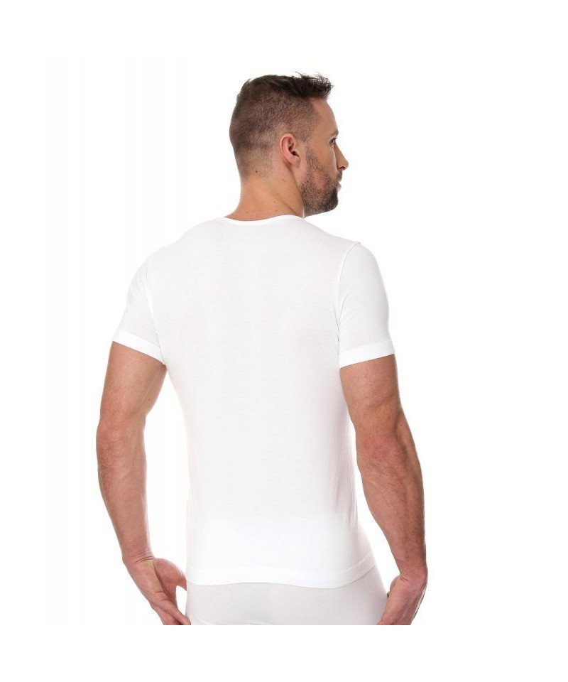 Brubeck SS 00990A bílé Pánské tričko, S, bílá
