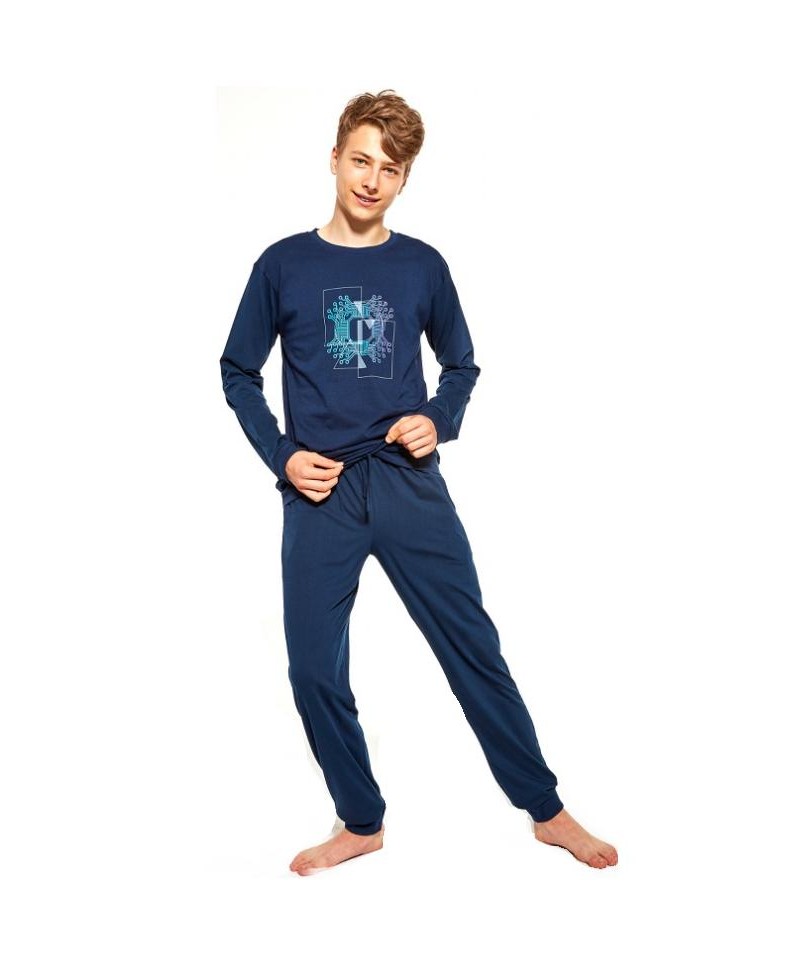 Cornette Chip 998/42 Chlapecké pyžamo, 188/XL, modrá