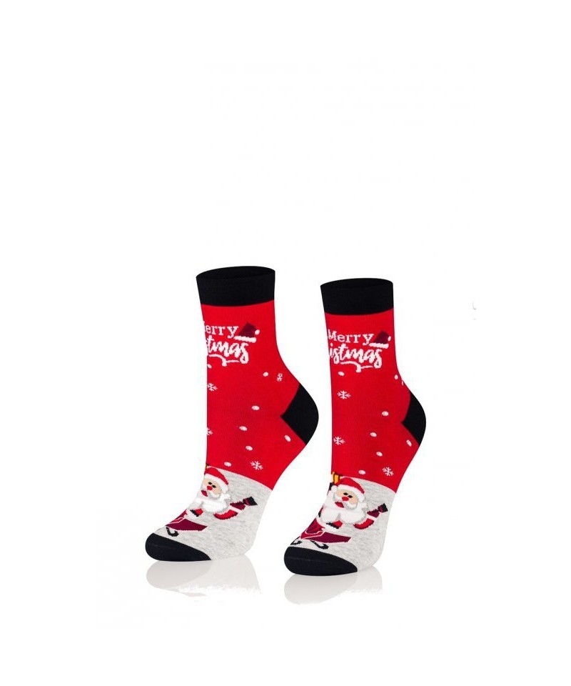 Intenso 0365 Special Collection Vánoční dámské ponožky, 38-40, červená