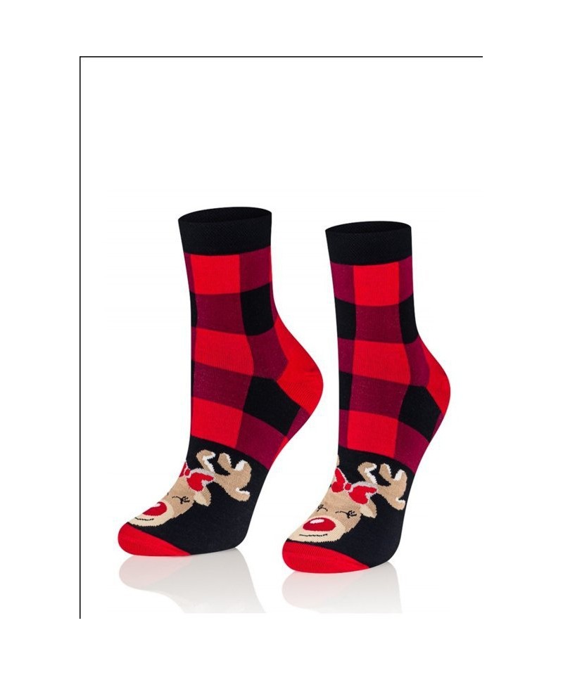 Intenso 0365 Special Collection Vánoční dámské ponožky, 38-40, ecru