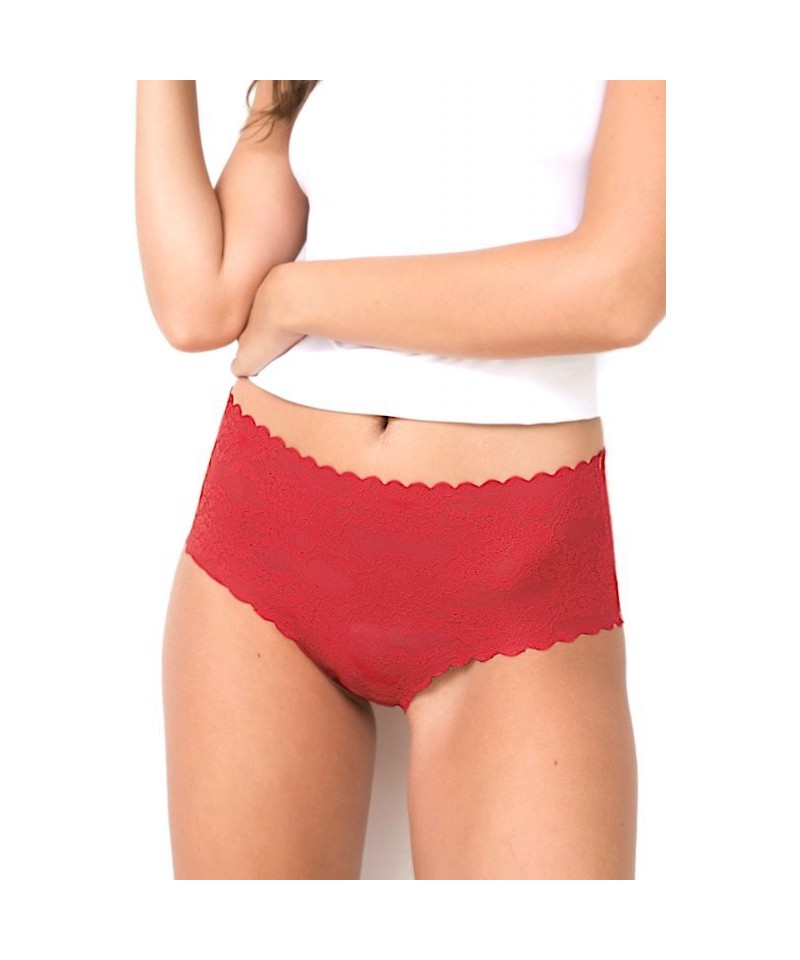 Julimex Bellie červené maxi Kalhotky, XL, červená