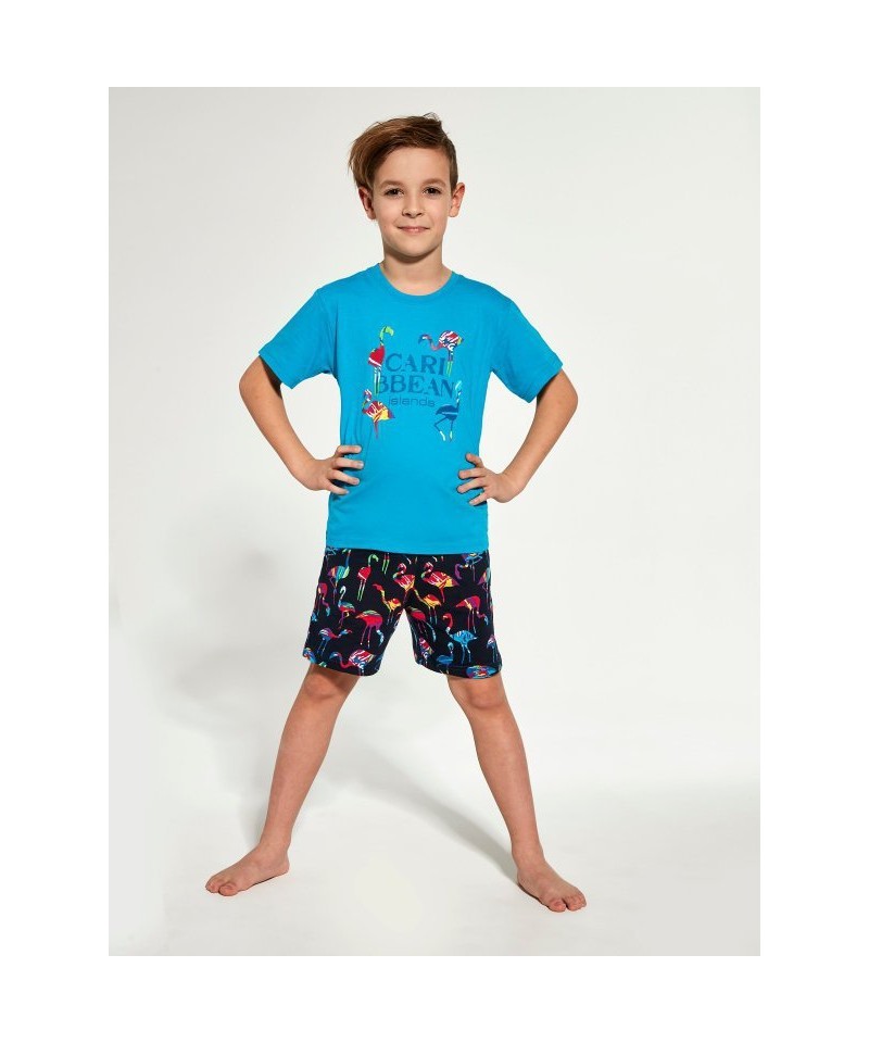 Cornette Kids Boy 789/99 Caribbean Chlapecké pyžamo, 98-104, tyrkysová