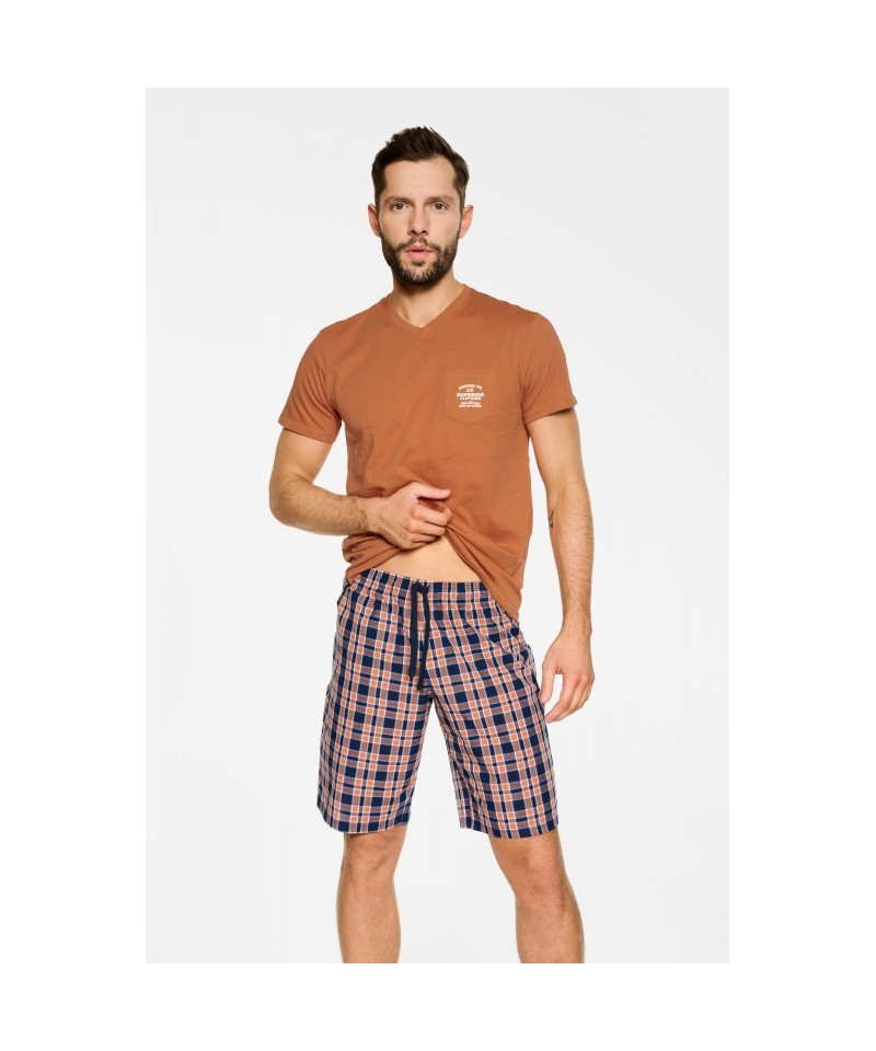 Henderson Patch 39734-28X Pánské pyžamo, M, rudy