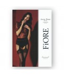 Fiore Amour rouge O 5028 černo-červené Punčochové kalhoty