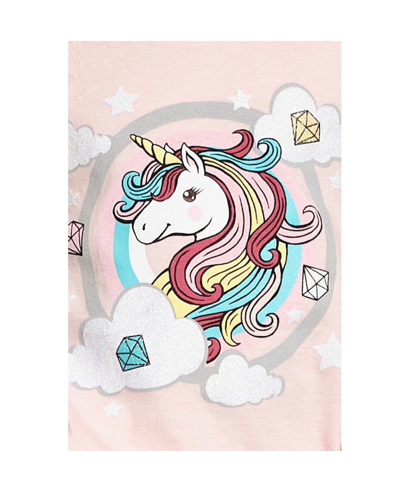 Cornette Unicorn 459/96 Dívčí pyžamo, 98/104, růžová