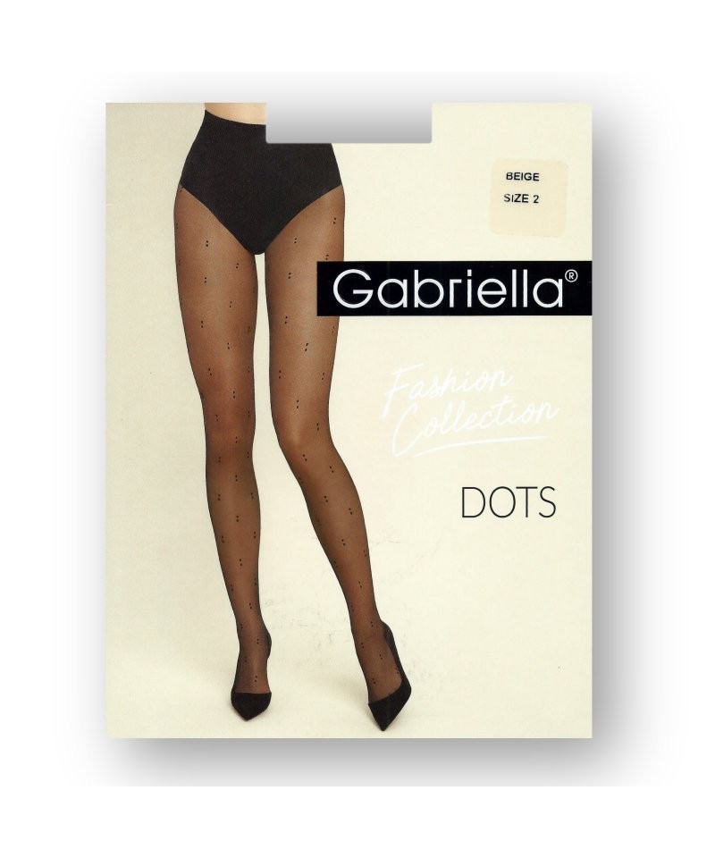 Gabriella Dots 491 nero Punčochové kalhoty, 2, černá