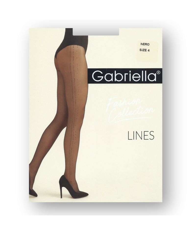 Gabriella Lines 490 nero Punčochové kalhoty, 2, černá