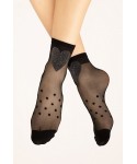 Fiore Fairy G 1125  black/lurex Dámské ponožky