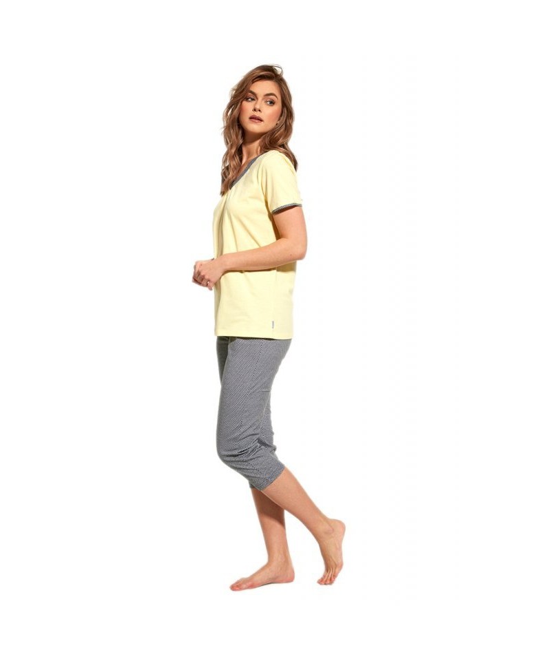 Cornette Sylvia 447/228 Dámské pyžamo, M, žlutá