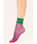 Fiore Posh G 1126 violet/green Dámské ponožky