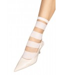 Fiore Simple G 1127 white/nude Dámské ponožky