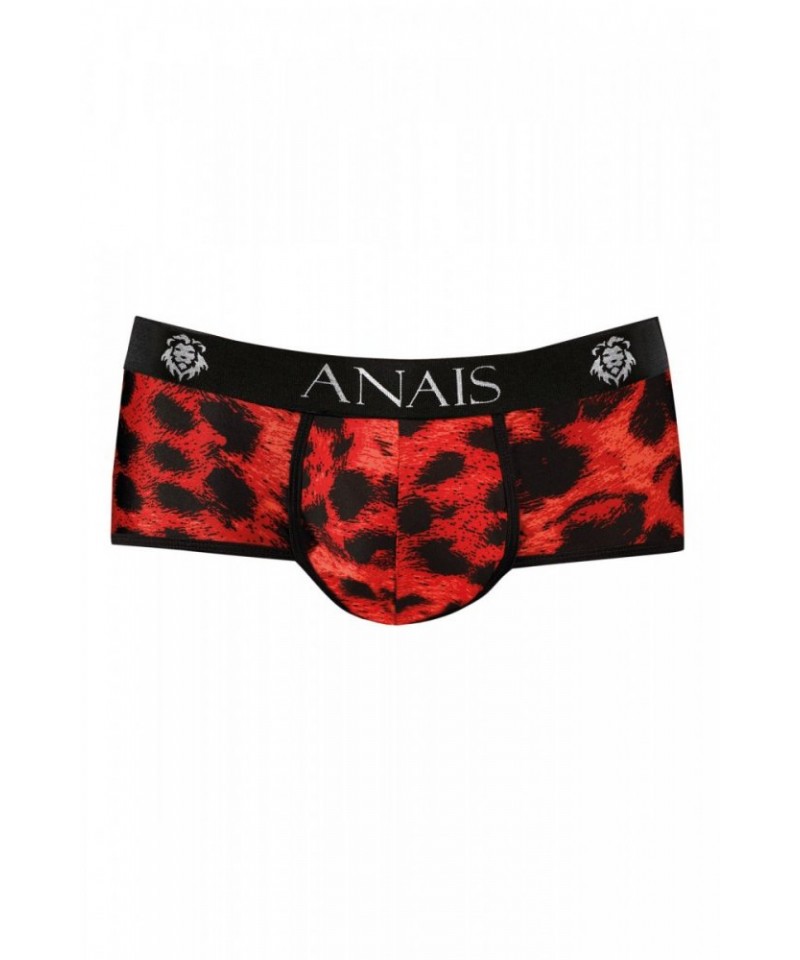 Anais Savage Brief Pánské boxerky hipster, L, červená/vzor