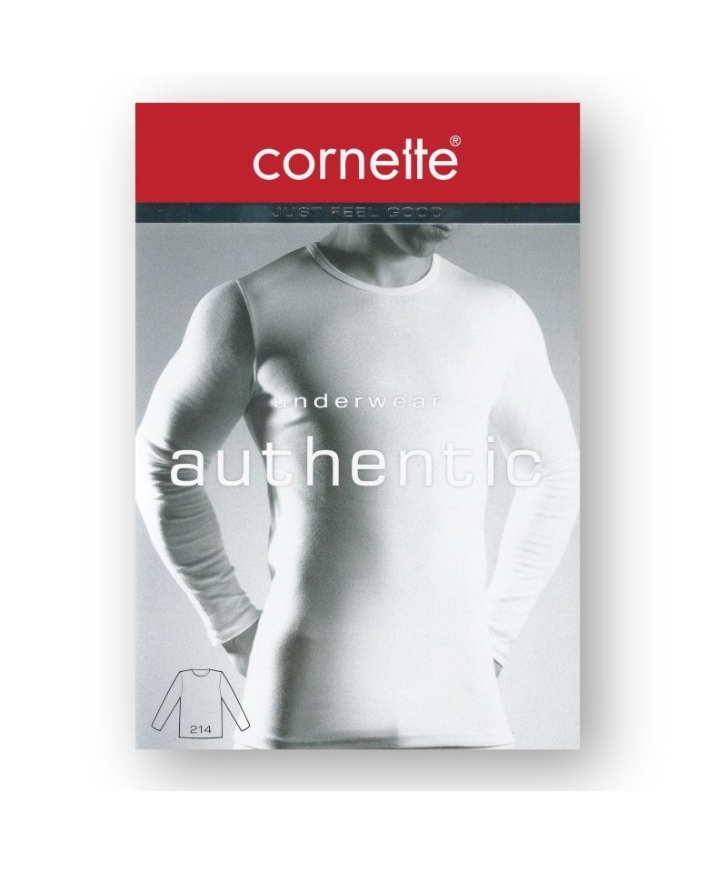 Cornette Authentic 214 bílý Pánský nátělník, L, bílá