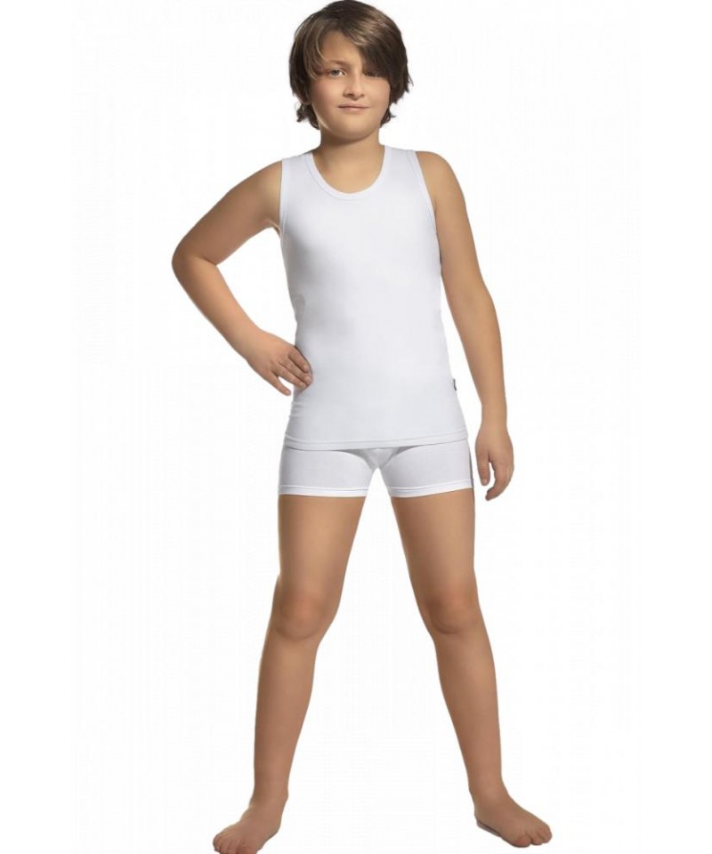 Cornette Kids Boy 866/01 86-128 Komplet spodního prádla, 122-128, bílá