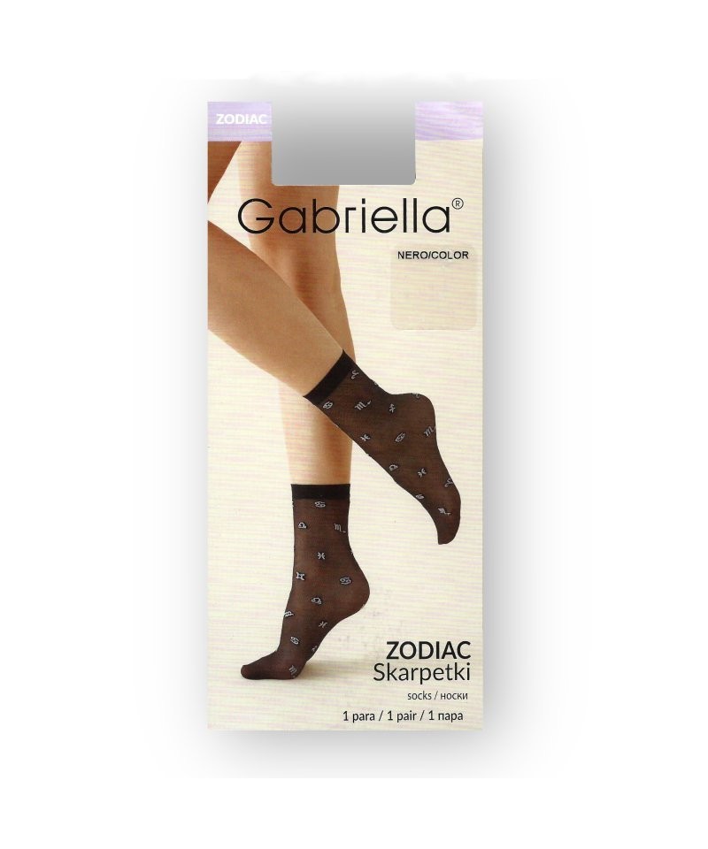 Gabriella Zodiak 708 beige Dámské ponožky, one size, Beige