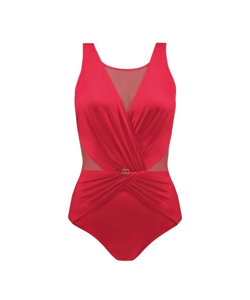 Self skj Fashion7 1006V 6 červené Dámské plavky, XL, červená